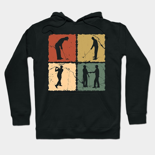 Golfing vintage Hoodie by POS